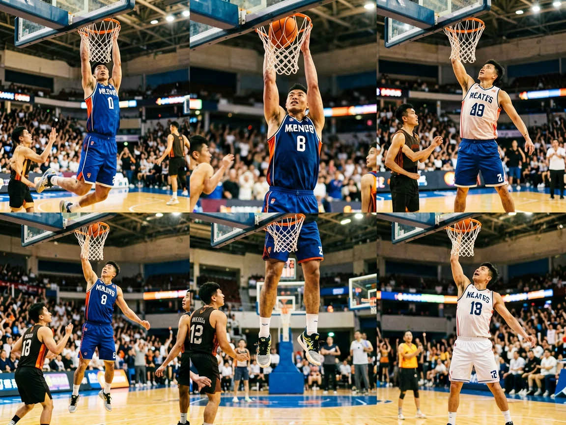 篮球精彩扣篮集锦领略球星霸气十足的高光风采瞬间